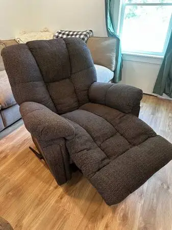 Rocking Brown Recliner