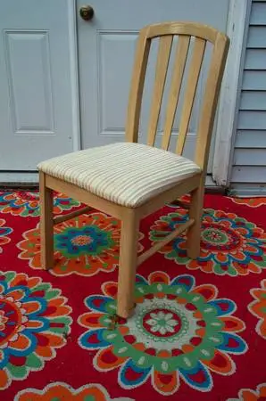 CHAIR for Desk Dining Room Kitchen Accent Blonde Wood Furniture USA