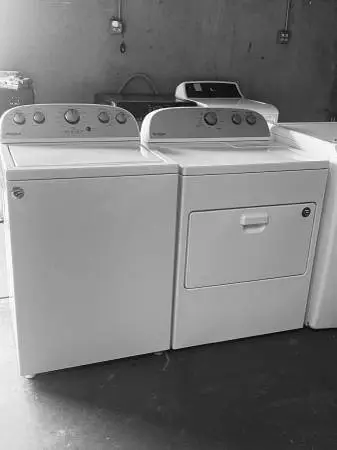 WHIRLPOOL WASHER AND ELECTRIC DRYER