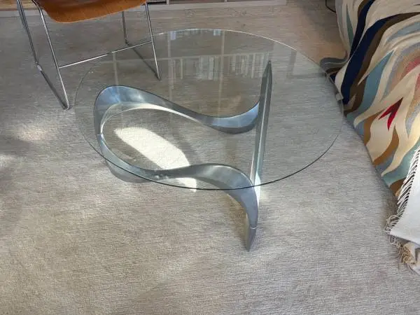 Knut Hesterberg Snake Table for Ronald Schmitt, 1960s MCM Coffee Table