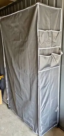 PAIR - 2 Large Rolling Clothing Closets, Just like new! CLEAN!