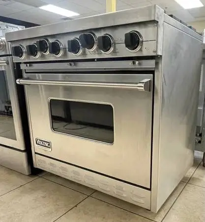 Viking 36” Dual Fuel Range Stainless Steel