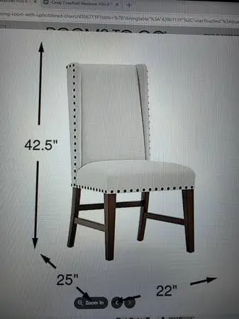 Dining Table & 6 chairs