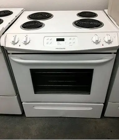 Electric White Stove