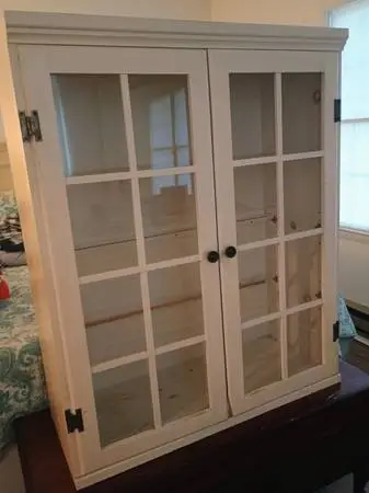 SOLID WOOD - WALL MOUNTED KITCHEN CABINET $ 125.