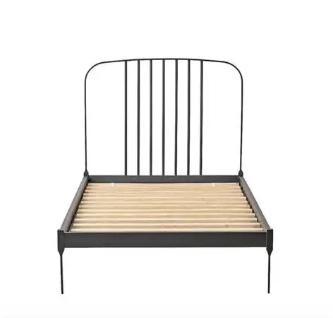 Crate and Barrel Larkin Twin Bed sturdy metal frame