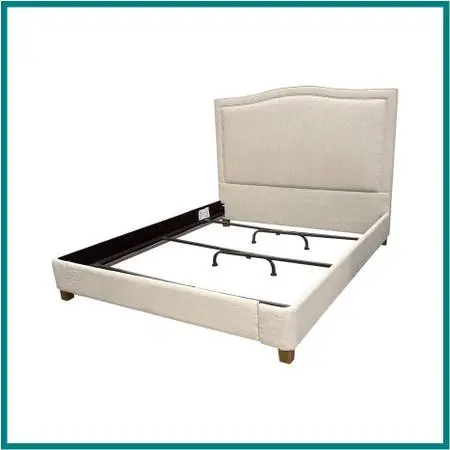 California King Restoration Hardware Lathem Upholstered Bed Frame
