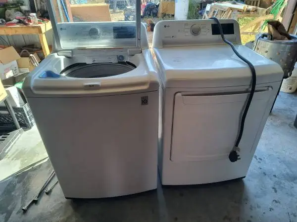 LG washer & dryer set