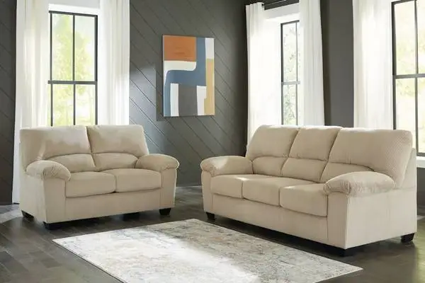 New Ashley Sofa & Loveseat