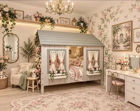 Girl’s/Boy’s FULL SIZE Play House Bed