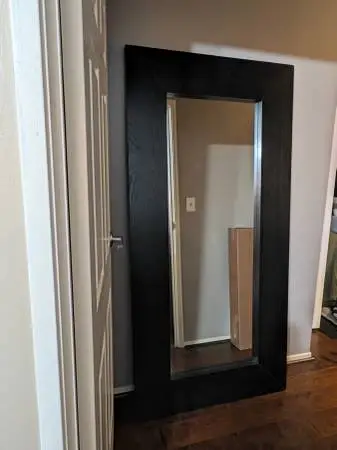 IKEA Mongstad Full-Length Floor Mirror – Black-Brown Finish