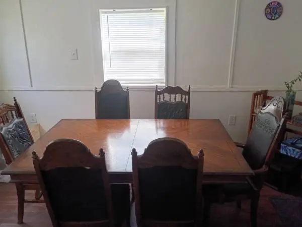 Vintage Cherrywood Dining Room Table and Chairs