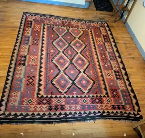 Vintage Kilim Rug, approx 7x86