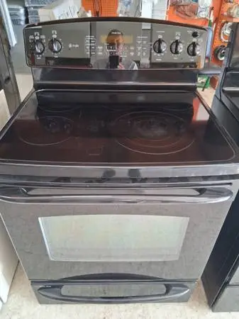 GE Profile Double Oven and Range