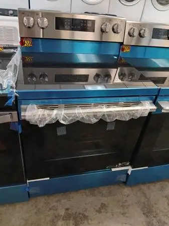 New lg stainless steel electric stove