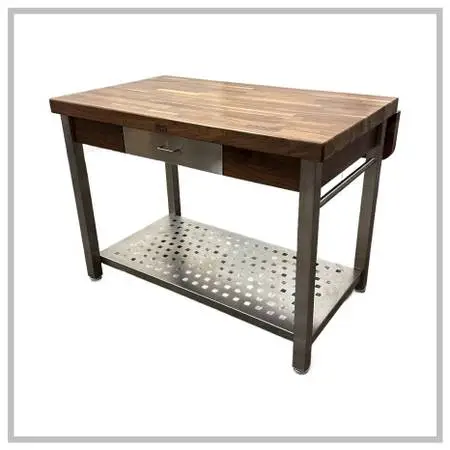 John Boos Cucina Americana Grande Butcher Block Prep Table