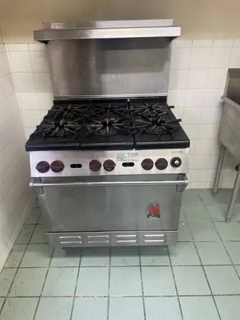 34 6 Burner Commercial Wolf Range