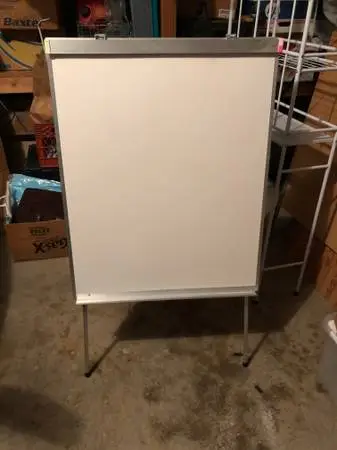 Adjustable Magnetic Marker Board Easel-45906