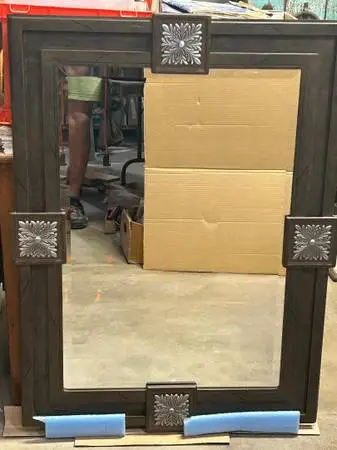Designer Bronzed Mirror 29 x 39 - see pics