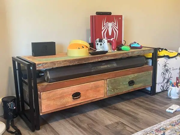 Real wood TV stand/ console table