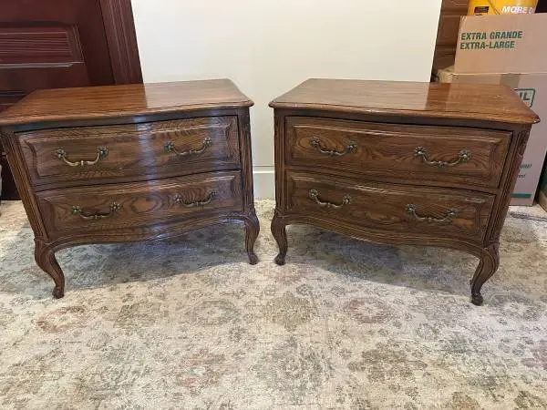 Pair of Henredon Four Centuries Nightstands