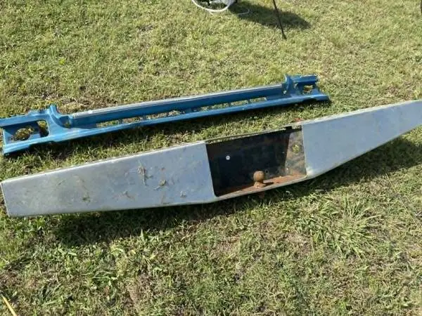 Chrome Rear Bumper for Square Body Chevy - Brackets Included