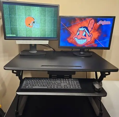 Ergonomic Sit-Stand Desktop Workstation