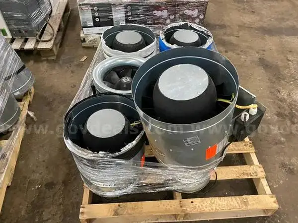 Pallet of Greenhouse Exhaust Fans
