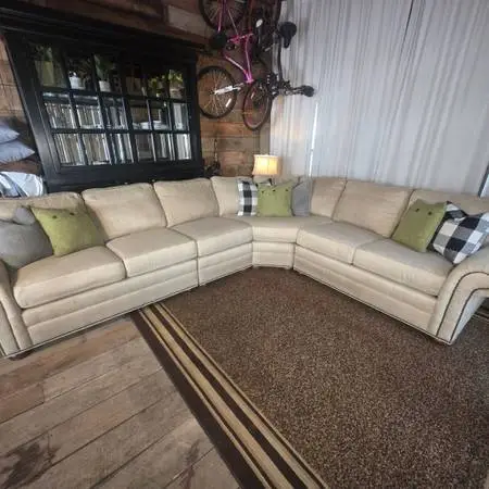 Huntington House 4-Piece Sectional – Down/Feather, 8-Way Hand-Tied