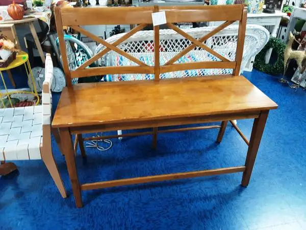 Tall Wood Bench 1914
