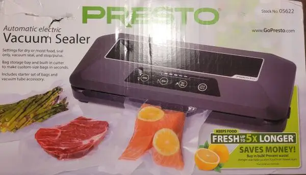Presto FreshDaddy Automatic Electric Vacuum Sealer (Stock No. 05622)