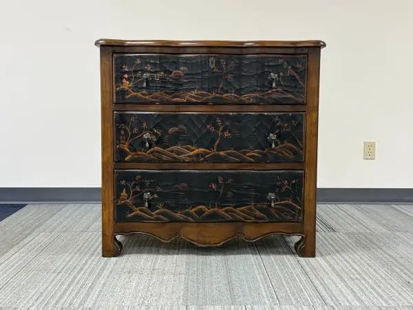Chinoiserie Style Three-Drawer Accent Chest