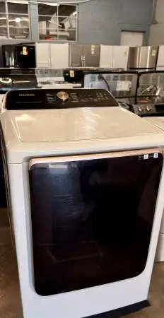 LIKE NEW Samsung electric dryer ivory colored for sale!!