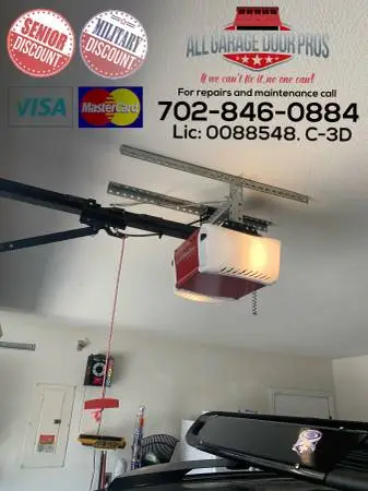 🚨🛠$49 Garage Tune up/ repair/ service/ GATES 7O2-846-O884 🚨🛠 (All