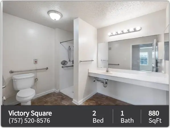 This 880 sq ft 2 bed, 1 bath is impressive!