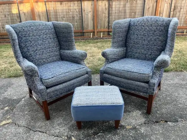 1970’s Drexel Heritage Wingback Chairs