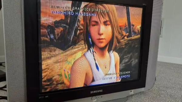 27 Samsung CRT TV retro gaming Gem component composite s-video HDMI