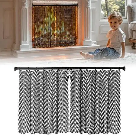 Fireplace Screen Door Mesh