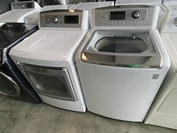 LG washer top loader and LG dryer  dryer electric