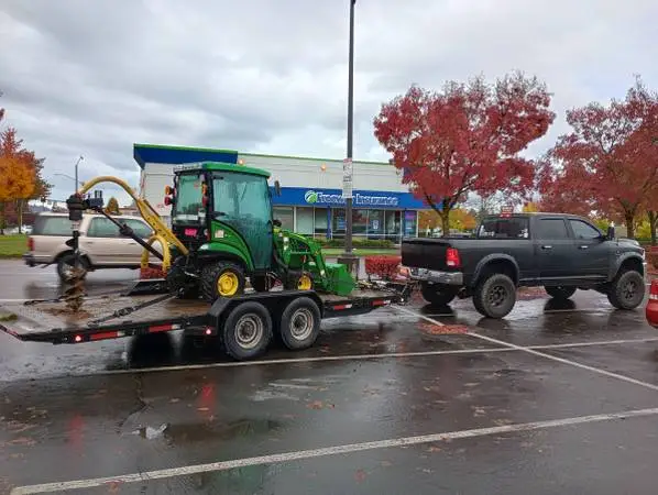 Small tractor work