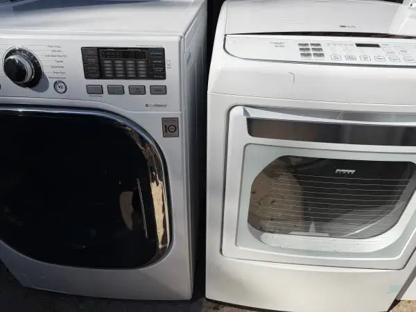 Lg washer and electric dryer delivered and installed