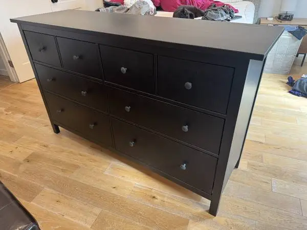 8-Drawer Dresser – Black-Brown $200 OBO (IKEA HEMNES)