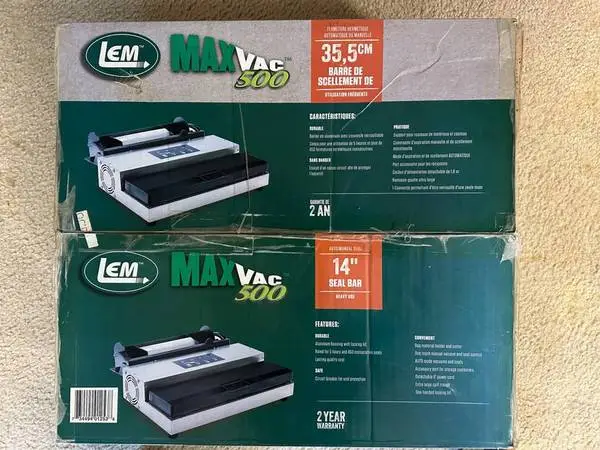Lem MaxVac 500 Vacuum sealer