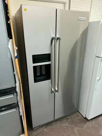 36kitchen aid counter depth refrigerator side by side