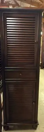 ✨ Solid Wood Storage Cabinet – Classic & Functional! ✨