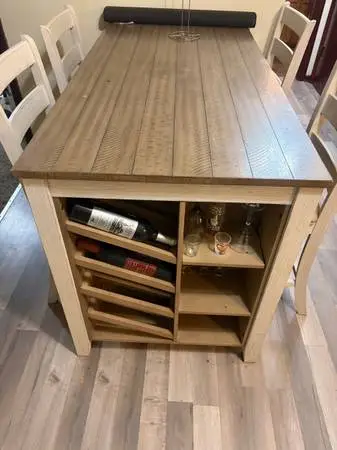 Wood table and chairs