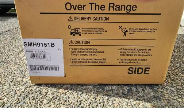 New in Box Samsung Over the Range Microwave