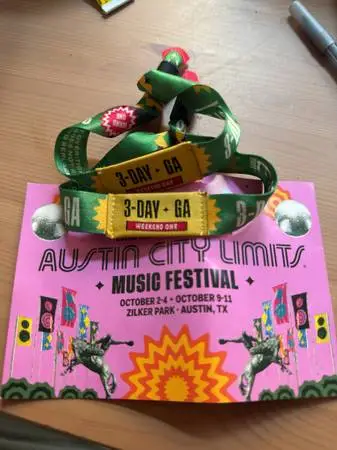 ACL Weekend One GA Tickets