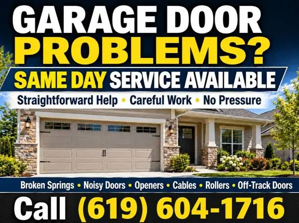 ✅ Garage Door Problems? — We Diagnose, Price & Fix Same Day