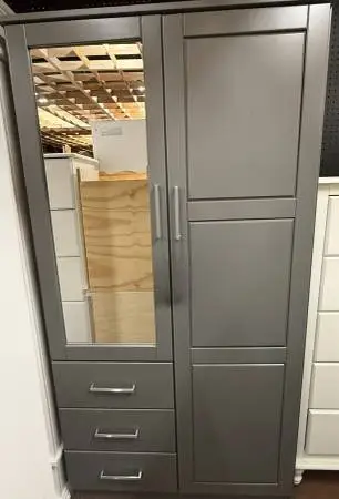 2 Door 3 Drawer Wardrobe